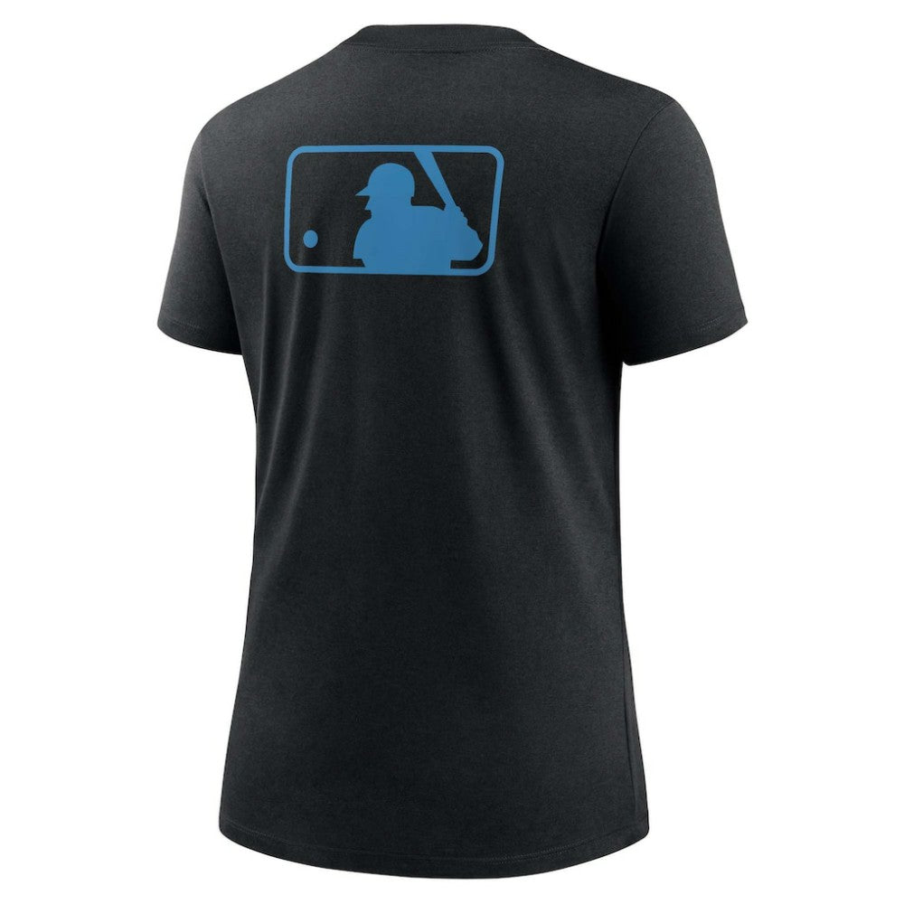 Miami Marlins Nike Women's Authentic Collection Early Work Tri-Blend T-Shirt - Black - Nike Sale