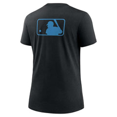 Miami Marlins Nike Women's Authentic Collection Early Work Tri-Blend T-Shirt - Black - Nike Sale