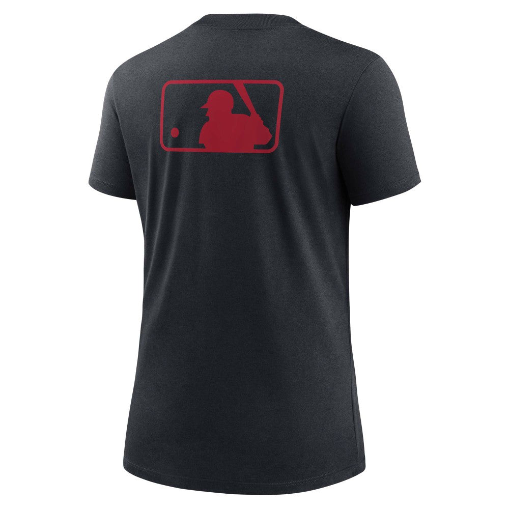 Minnesota Twins Nike Women's Authentic Collection Early Work Tri-Blend T-Shirt - Navy - Nike Discount
