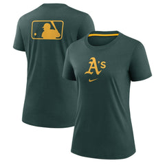 Athletics Nike Women's Authentic Collection Early Work Tri-Blend T-Shirt - Green - Nike Discount