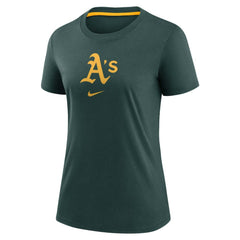 Athletics Nike Women's Authentic Collection Early Work Tri-Blend T-Shirt - Green - Nike Discount