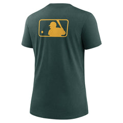 Athletics Nike Women's Authentic Collection Early Work Tri-Blend T-Shirt - Green - Nike Discount