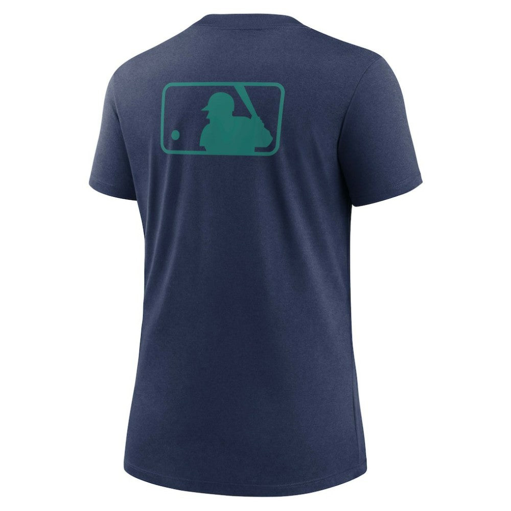 Seattle Mariners Nike Women's Authentic Collection Early Work Tri-Blend T-Shirt - Navy - Nike Online