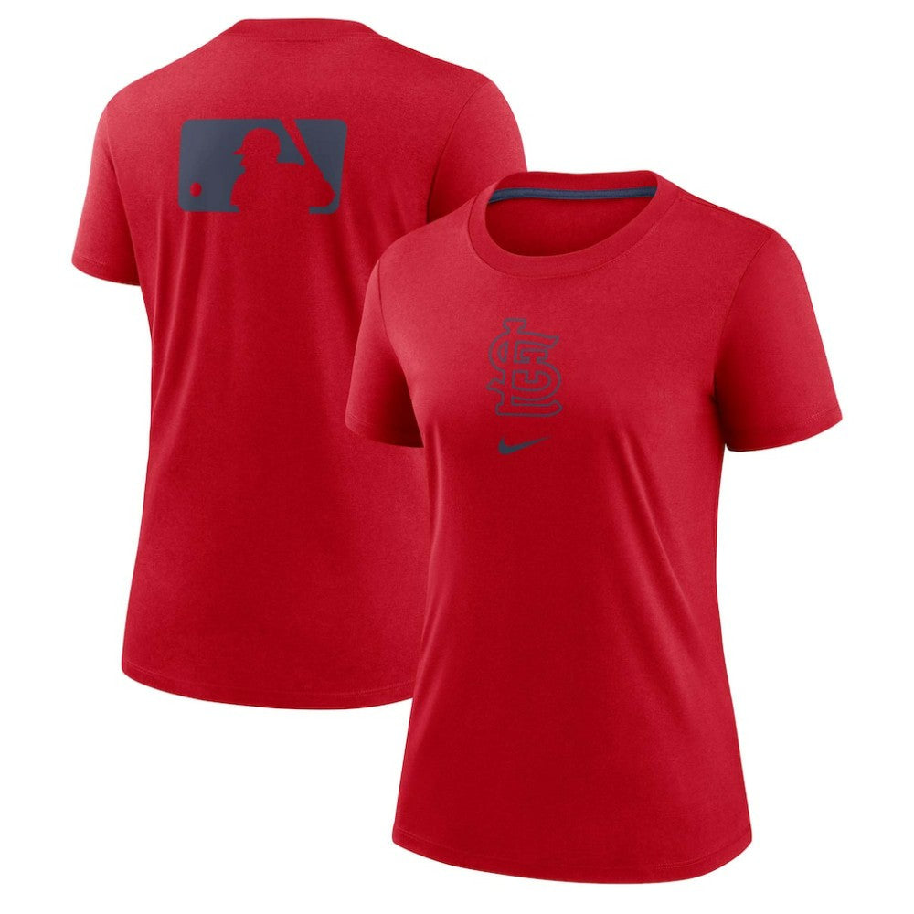 St. Louis Cardinals Nike Women's Authentic Collection Early Work Tri-Blend T-Shirt - Red - Nike Discount