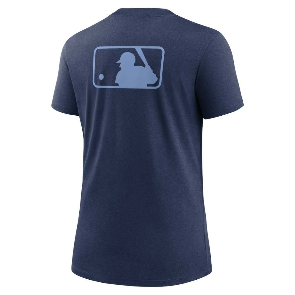 Tampa Bay Rays Nike Women's Authentic Collection Early Work Tri-Blend T-Shirt - Navy - Nike Discount