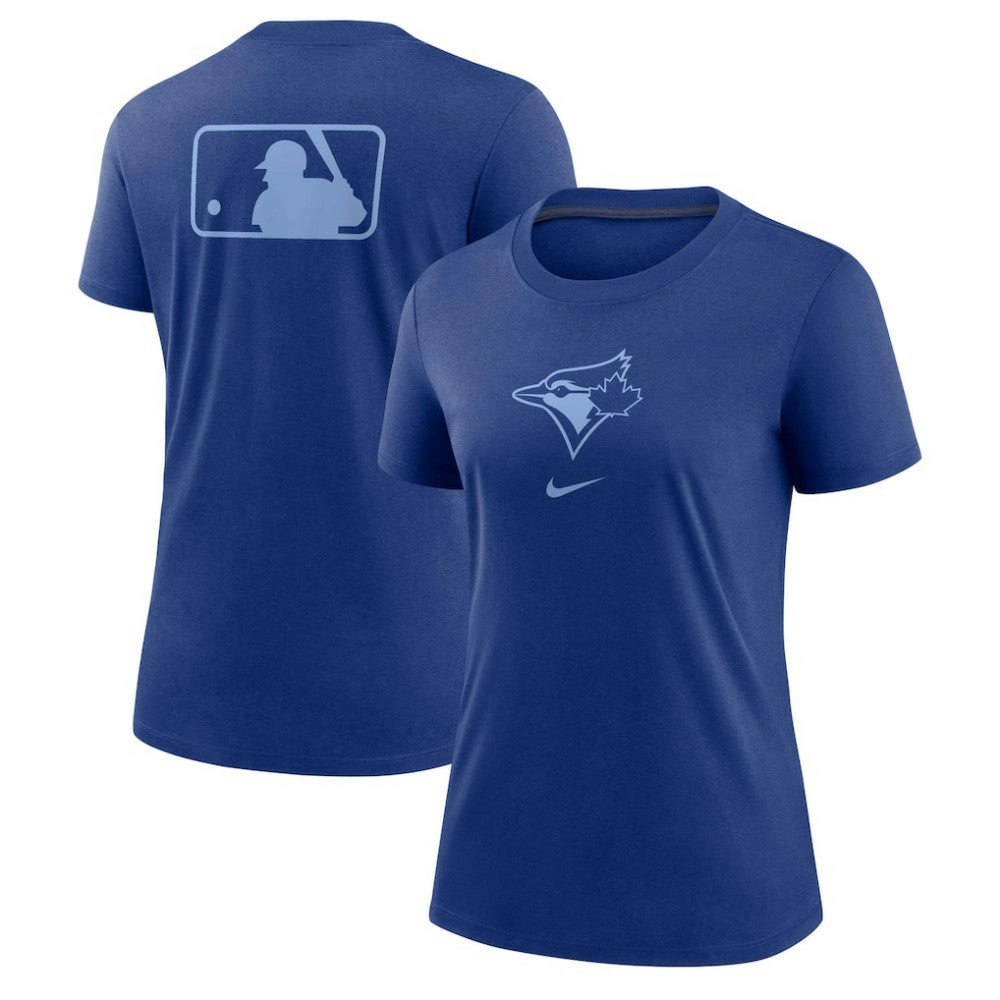Toronto Blue Jays Nike Women's Authentic Collection Early Work Tri-Blend T-Shirt - Royal - Nike Online