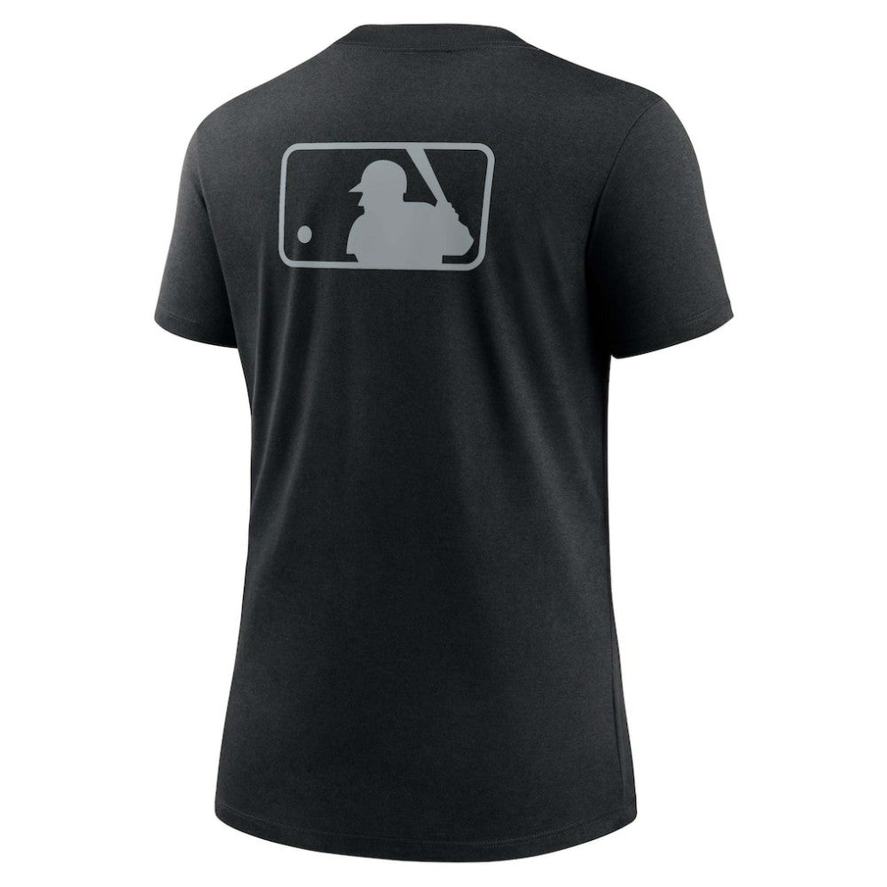 Chicago White Sox Nike Women's Authentic Collection Early Work Tri-Blend T-Shirt - Black - Nike Lifestyle