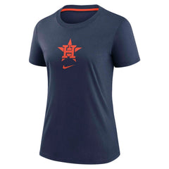 Houston Astros Nike Women's Authentic Collection Early Work Tri-Blend T-Shirt - Navy - Nike Sale