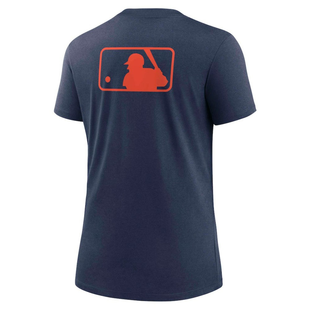 Houston Astros Nike Women's Authentic Collection Early Work Tri-Blend T-Shirt - Navy - Nike Sale