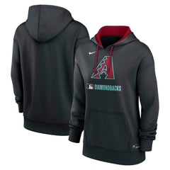Arizona Diamondbacks Nike Women's Authentic Collection Therma-FIT Hoodie - Black - Nike Online