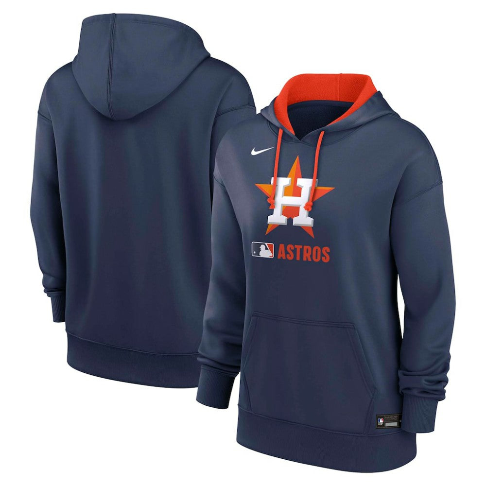 Houston Astros Nike Women's Authentic Collection Therma-FIT Hoodie - Navy - Nike on Sale