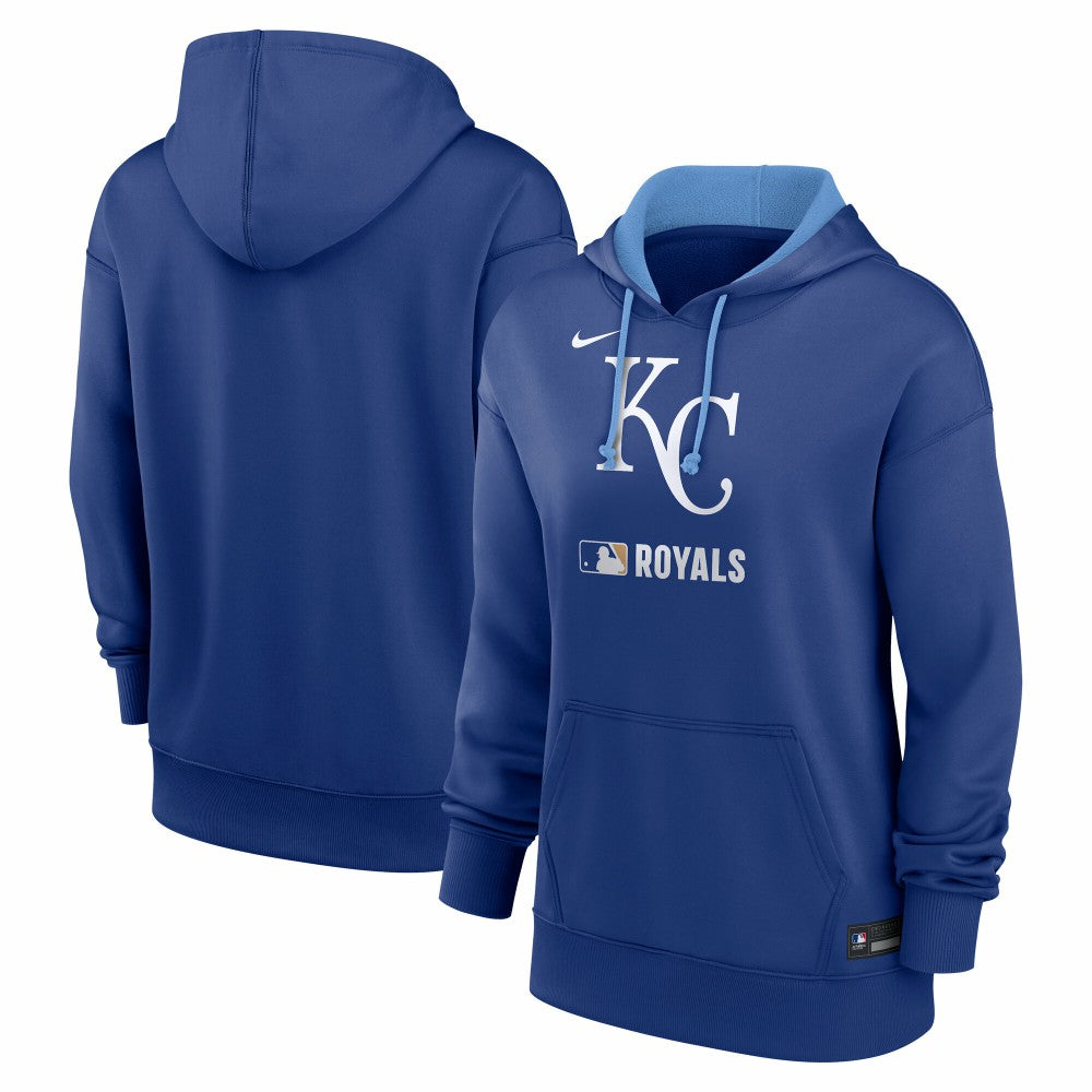 Kansas City Royals Nike Women's Authentic Collection Therma-FIT Hoodie - Royal - Nike Lifestyle