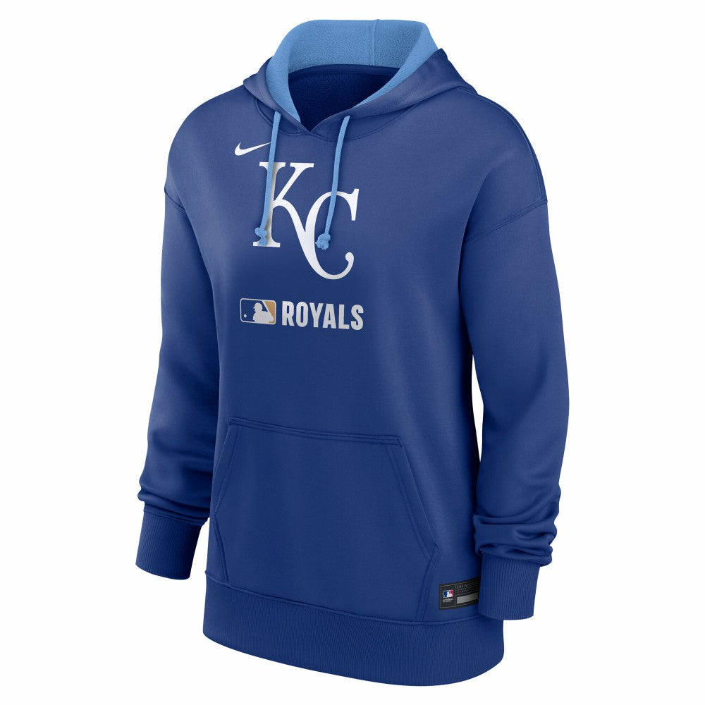Kansas City Royals Nike Women's Authentic Collection Therma-FIT Hoodie - Royal - Nike Lifestyle