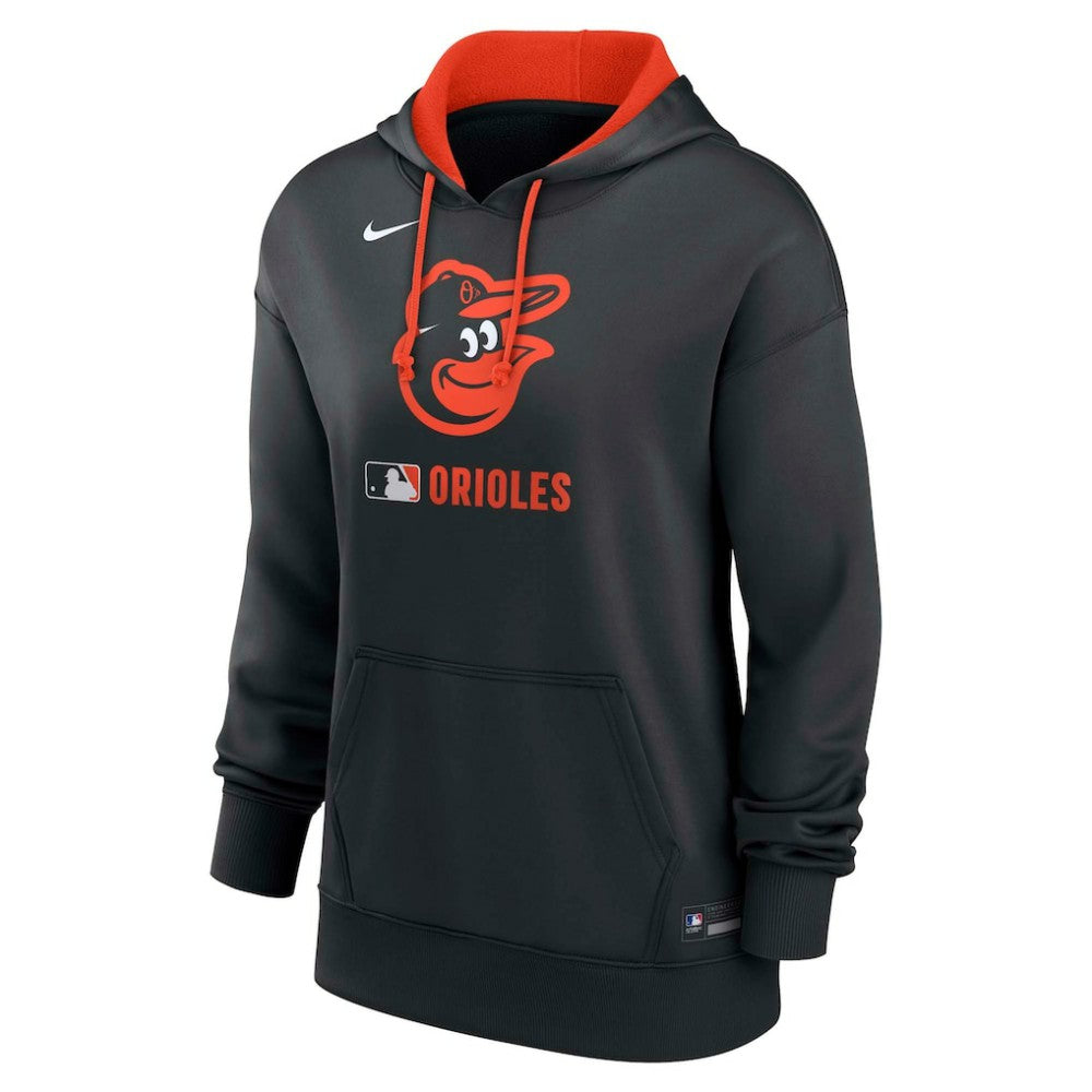 Baltimore Orioles Nike Women's Authentic Collection Therma-FIT Hoodie - Black - Nike Online