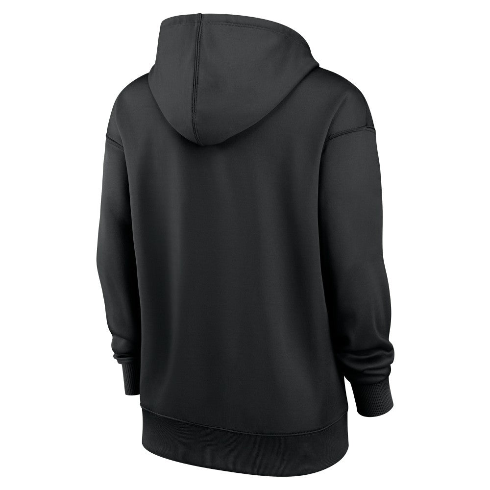 Miami Marlins Nike Women's Authentic Collection Therma-FIT Hoodie - Black - Nike Discount