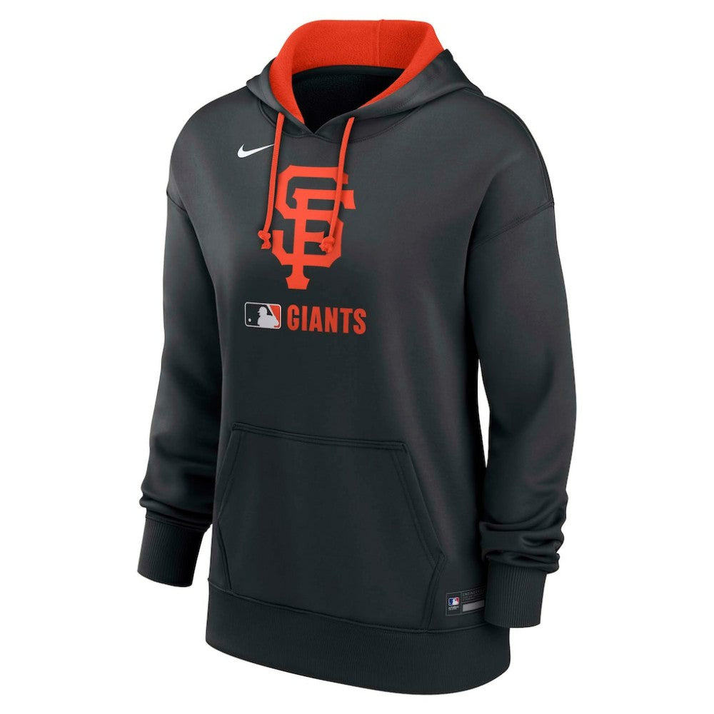 San Francisco Giants Nike Women's Authentic Collection Therma-FIT Hoodie - Black - Nike Lifestyle