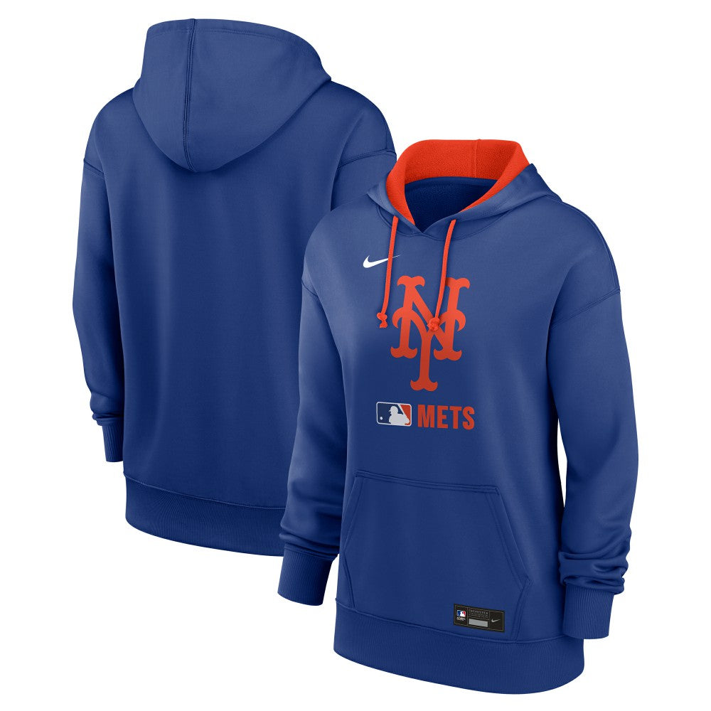 New York Mets Nike Women's Authentic Collection Therma-FIT Hoodie - Royal - Nike Online