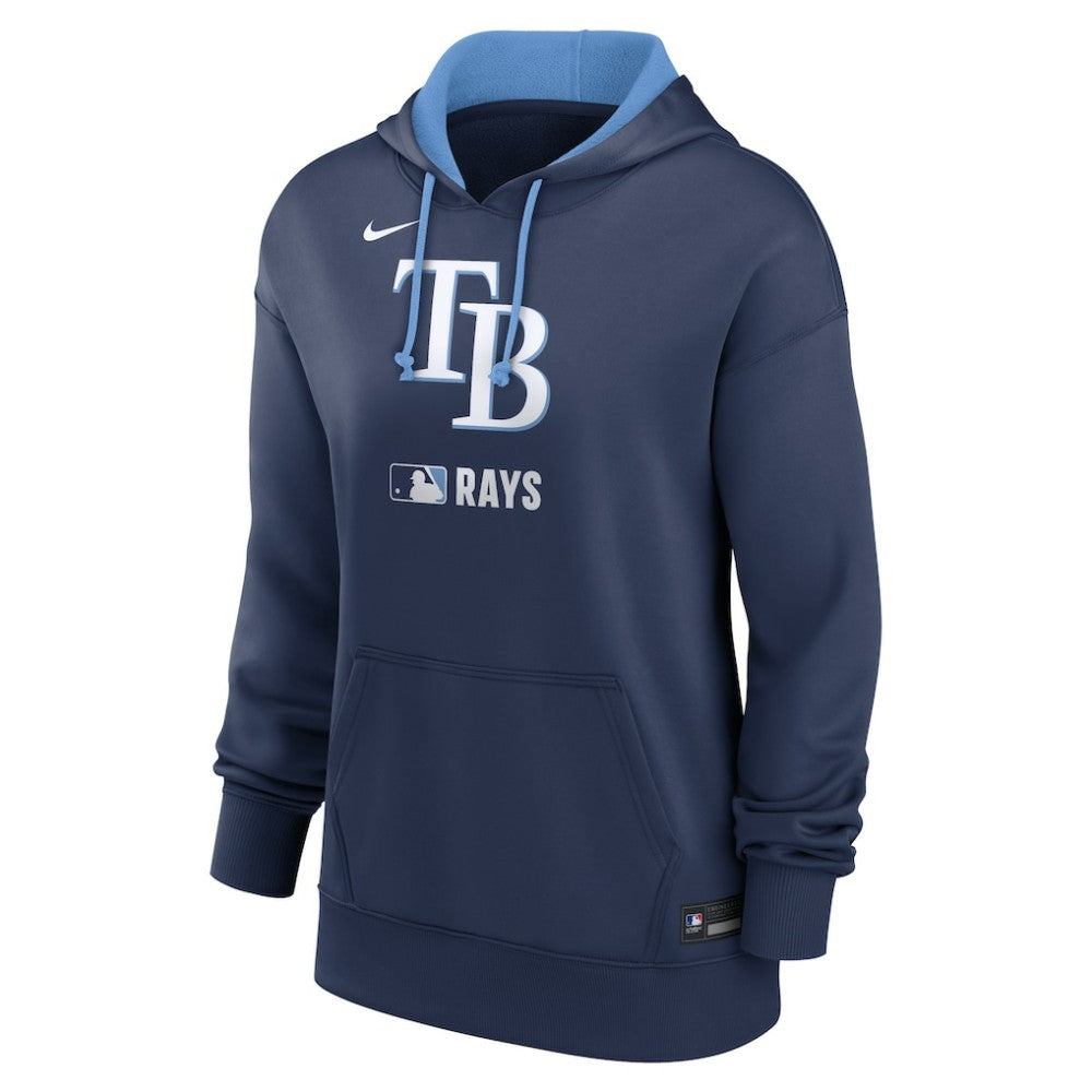 Tampa Bay Rays Nike Women's Authentic Collection Therma-FIT Hoodie - Navy - Nike Lifestyle