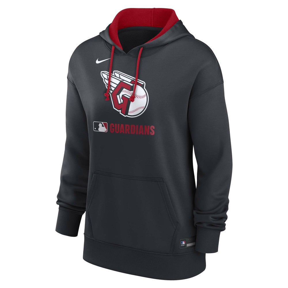 Cleveland Guardians Nike Women's Authentic Collection Therma-FIT Hoodie - Navy - Nike Sale