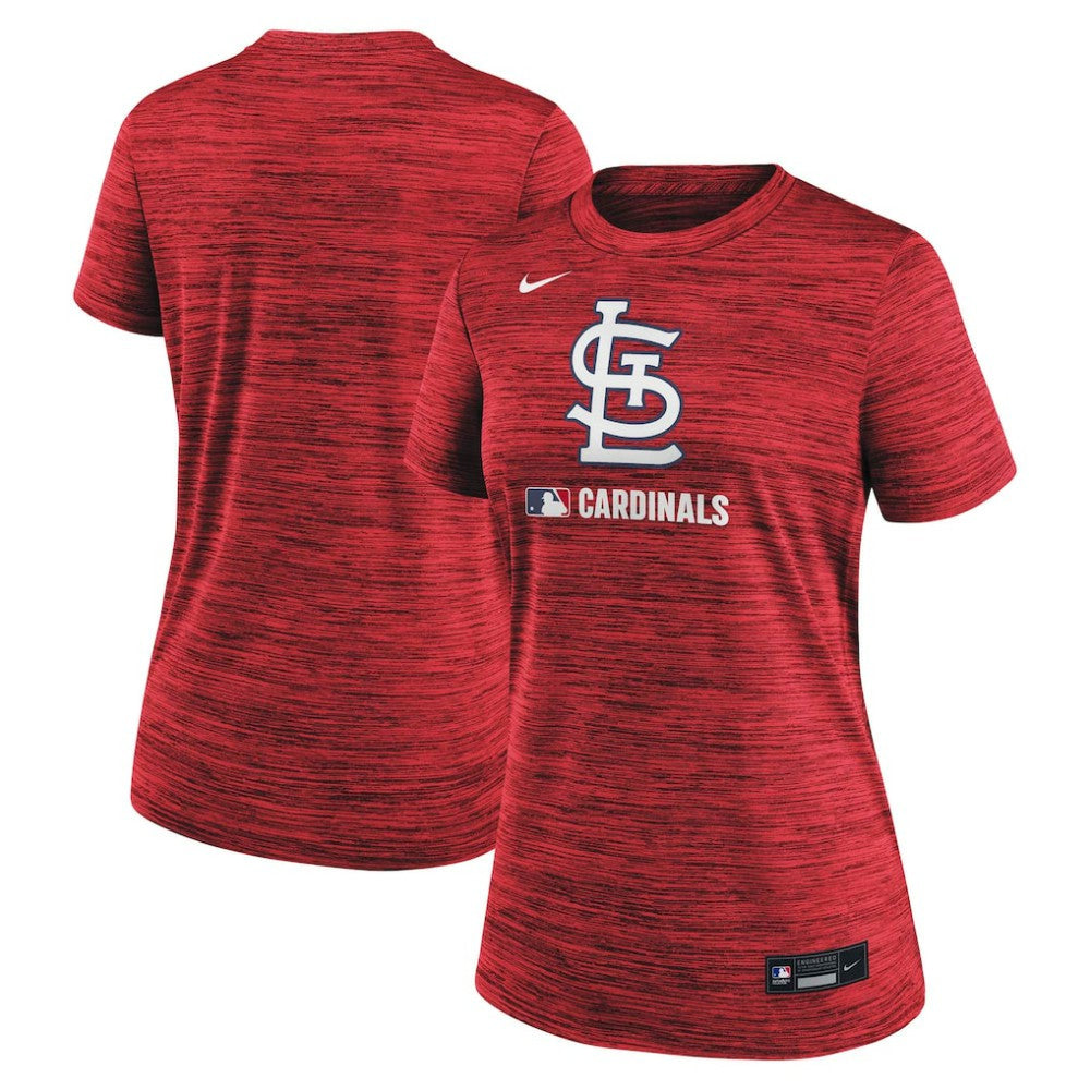 St. Louis Cardinals Nike Women's Authentic Collection Velocity Dri-FIT T-Shirt - Red - Nike on Sale