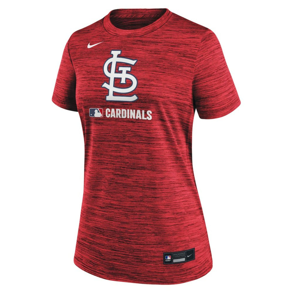 St. Louis Cardinals Nike Women's Authentic Collection Velocity Dri-FIT T-Shirt - Red - Nike on Sale