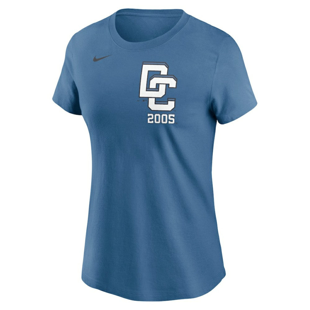 Washington Nationals Nike Women's 2025 City Connect Wordmark T-Shirt - Blue - Nike Online