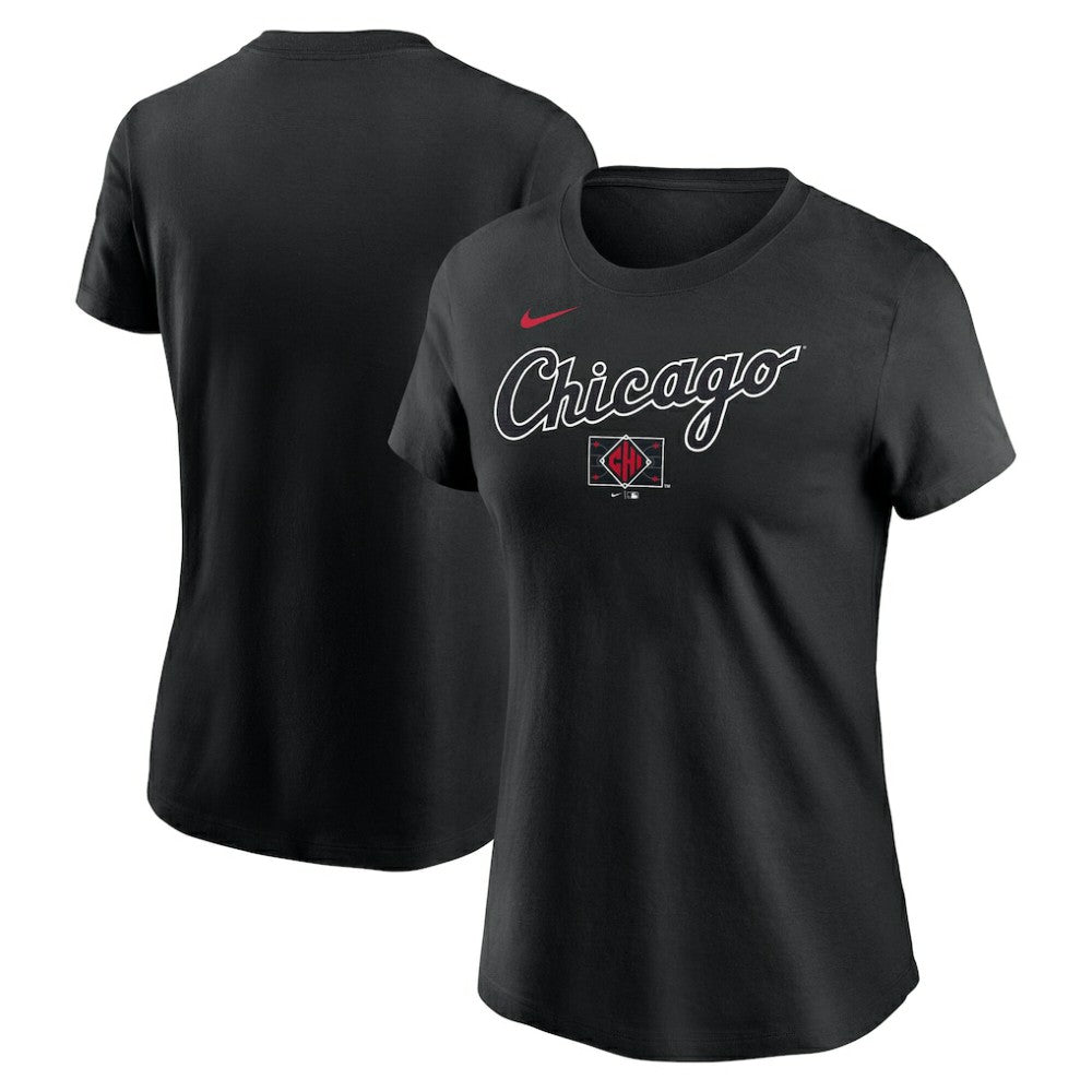 Chicago White Sox Nike Women's 2025 City Connect Wordmark T-Shirt - Black - Nike Discount