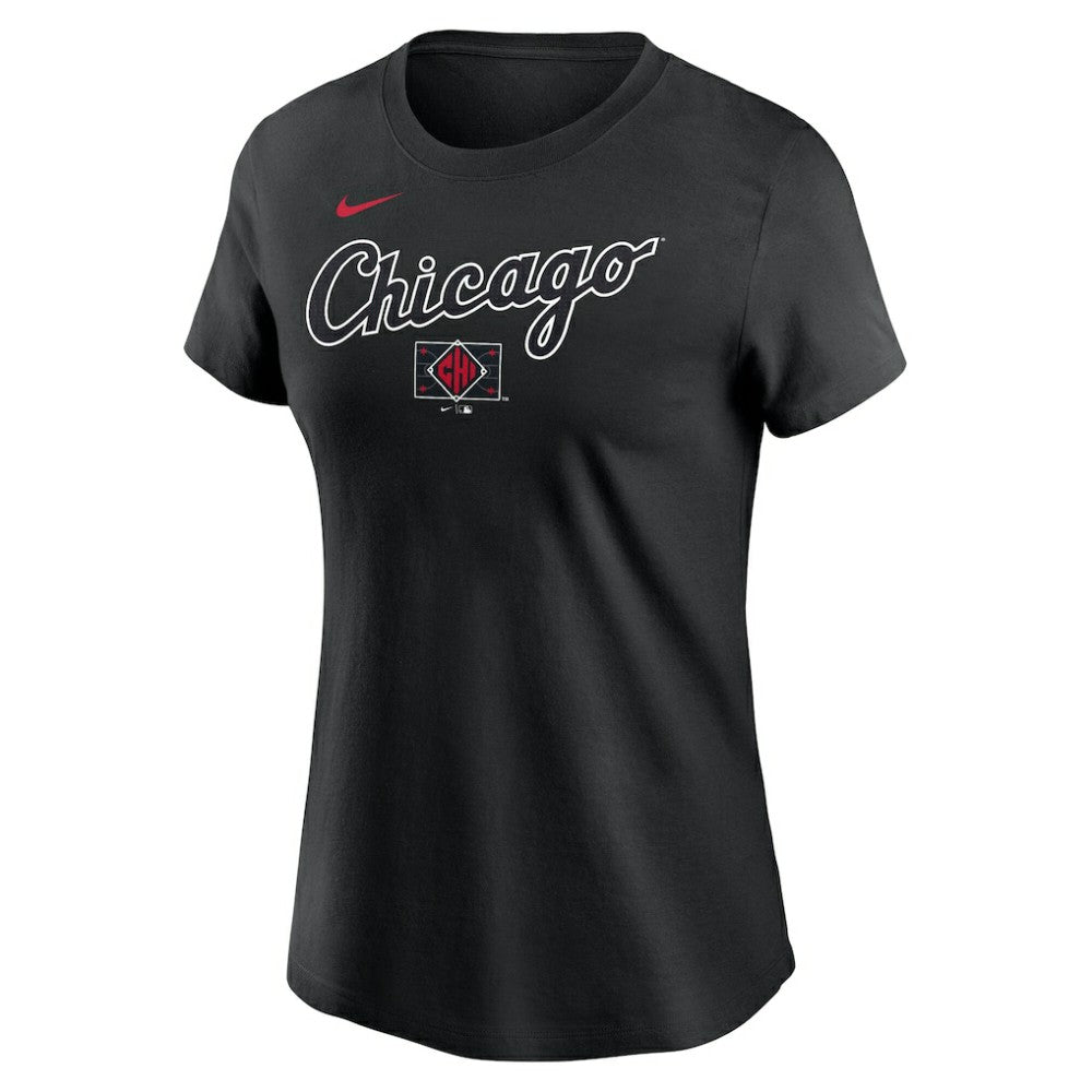 Chicago White Sox Nike Women's 2025 City Connect Wordmark T-Shirt - Black - Nike Discount