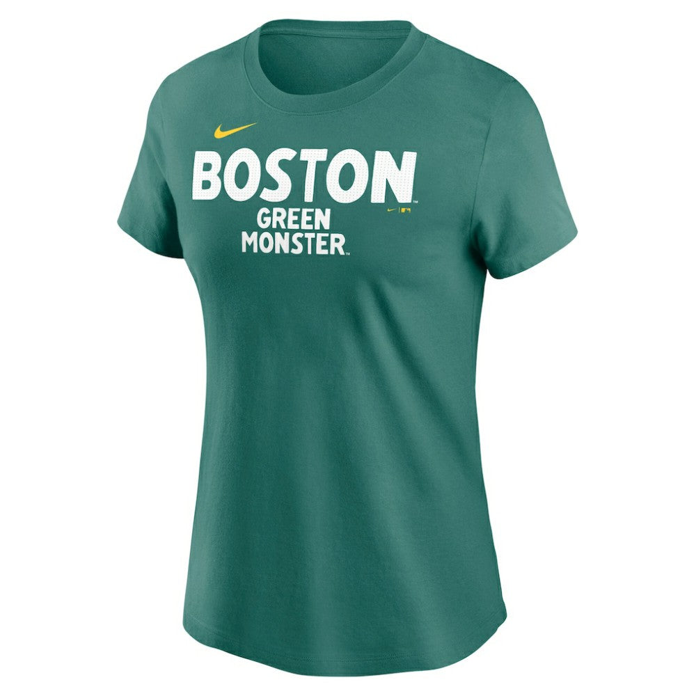 Boston Red Sox Nike Women's 2025 City Connect Wordmark T-Shirt - Green - Nike on Sale