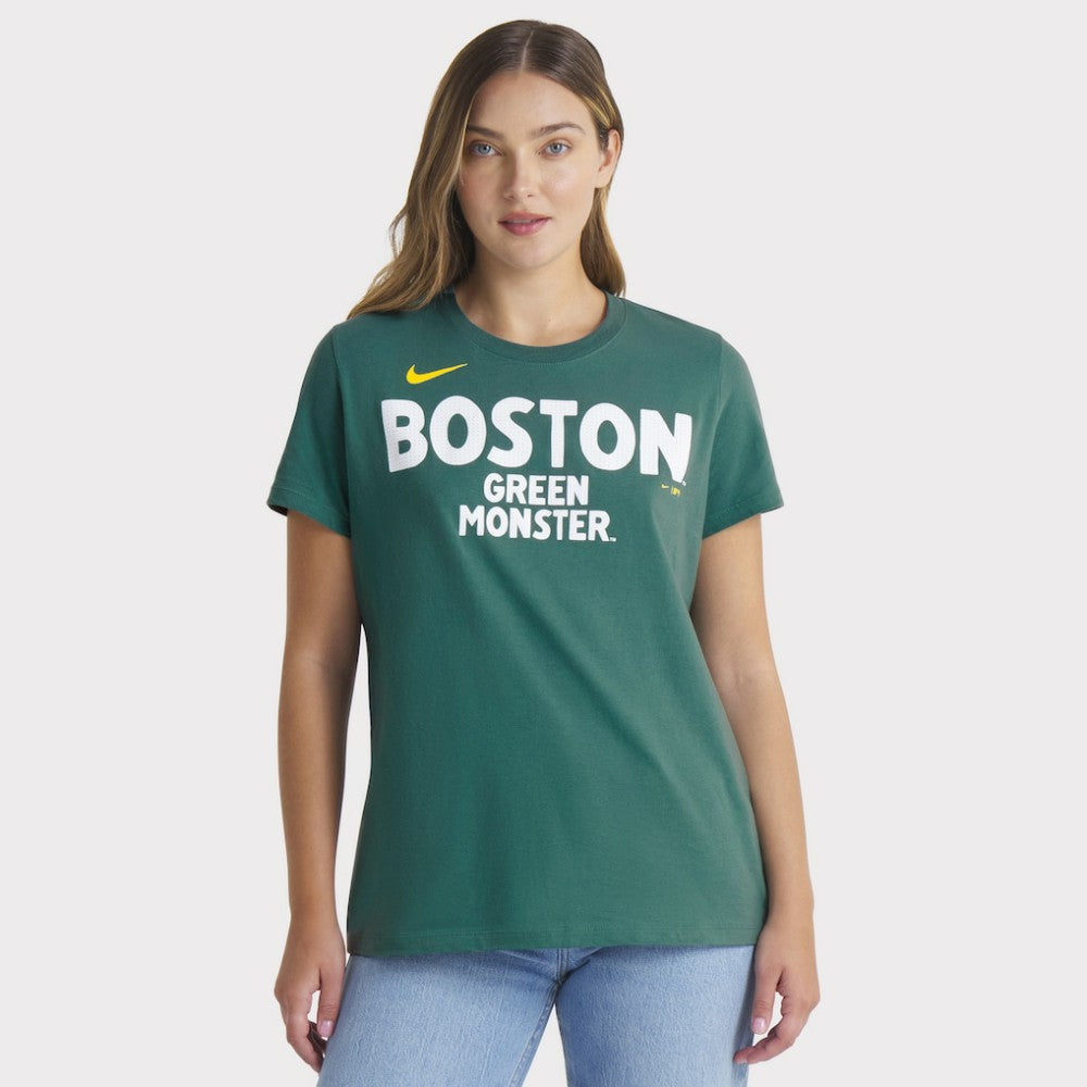 Boston Red Sox Nike Women's 2025 City Connect Wordmark T-Shirt - Green - Nike on Sale