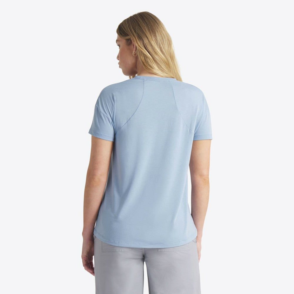 Washington Nationals Nike Women's 2025 City Connect Flowy Fashion Tri-Blend Dri-FIT T-Shirt - Blue - Nike Discount
