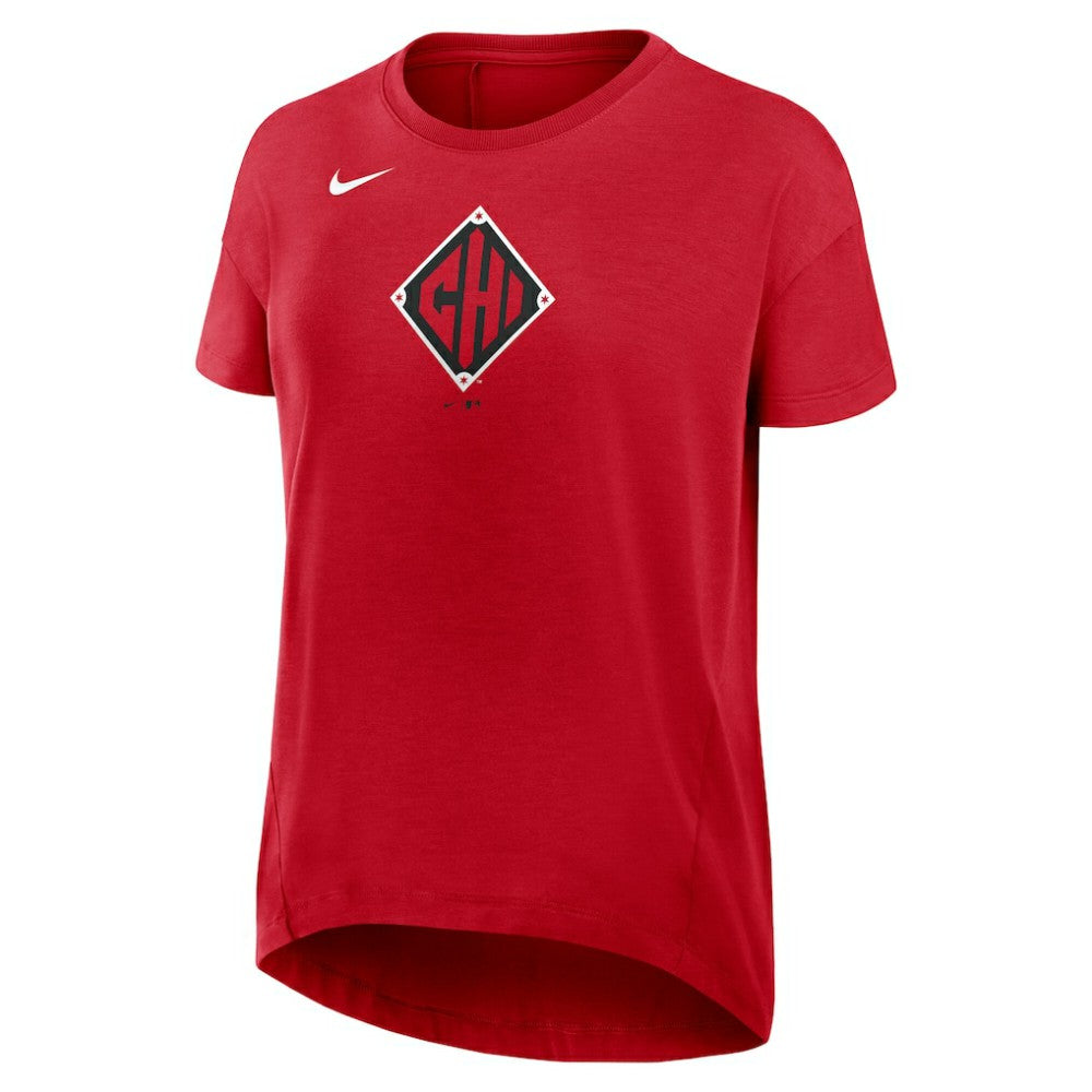 Chicago White Sox Nike Women's 2025 City Connect Flowy Fashion Tri-Blend Dri-FIT T-Shirt - Red - Nike Discount