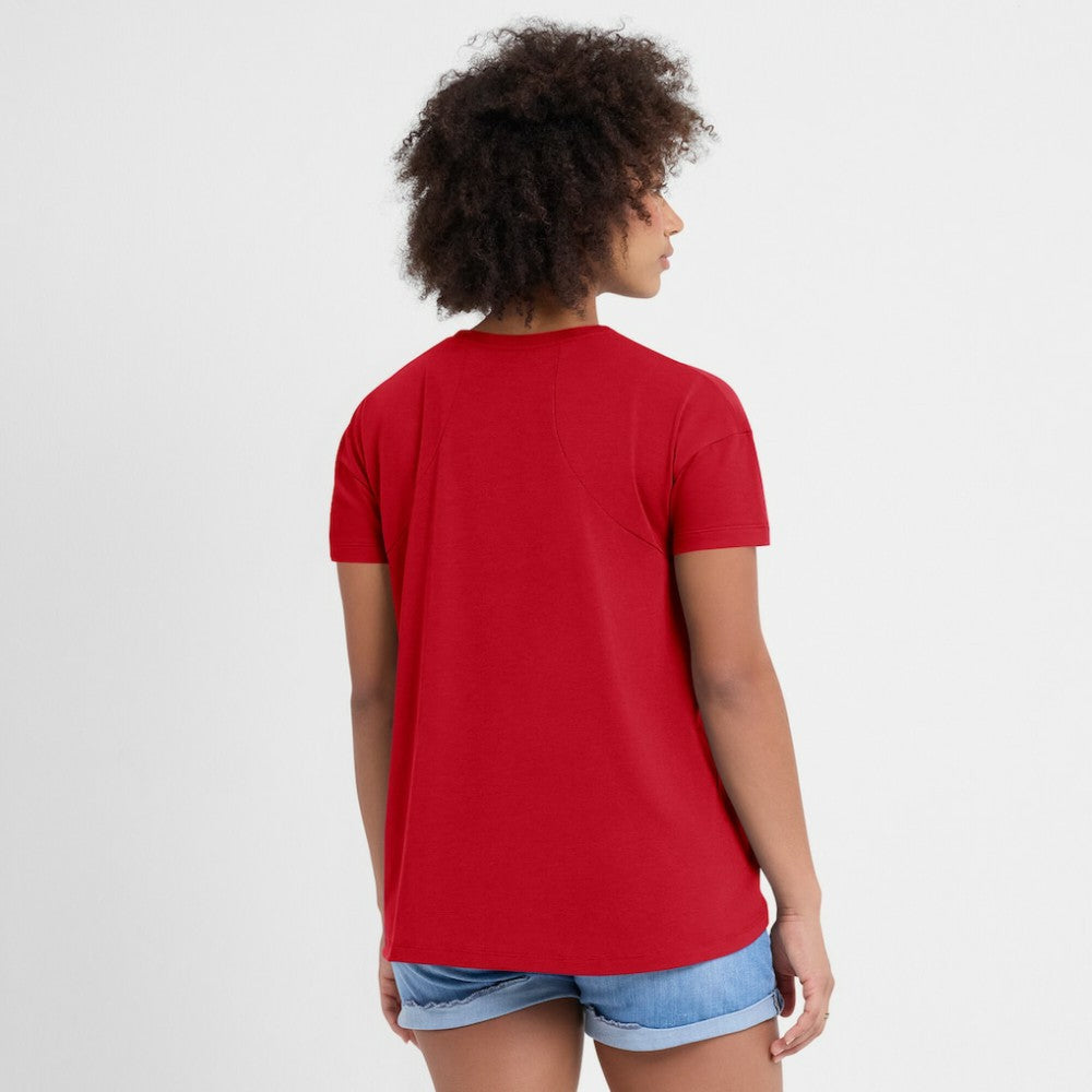 Chicago White Sox Nike Women's 2025 City Connect Flowy Fashion Tri-Blend Dri-FIT T-Shirt - Red - Nike Discount