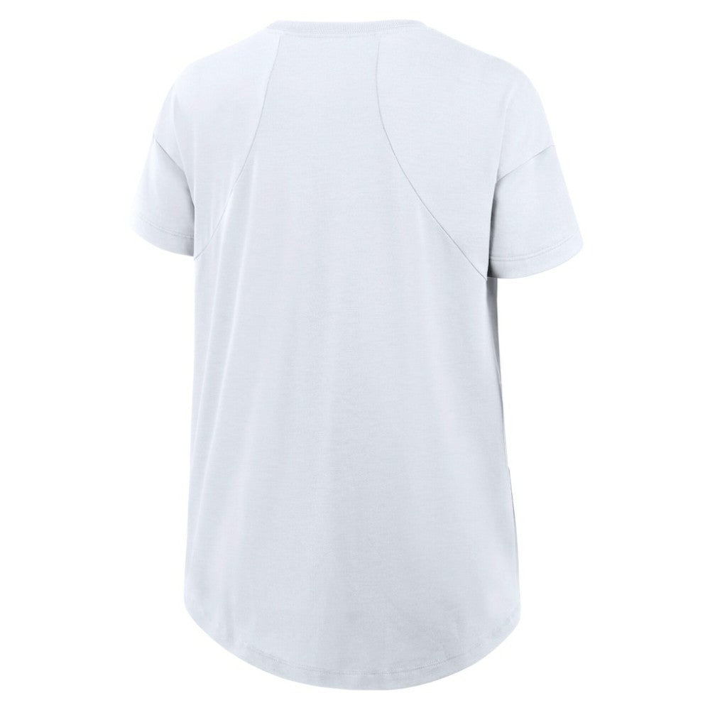 Colorado Rockies Nike Women's 2025 City Connect Flowy Fashion Tri-Blend Dri-FIT T-Shirt - White - Nike Sale