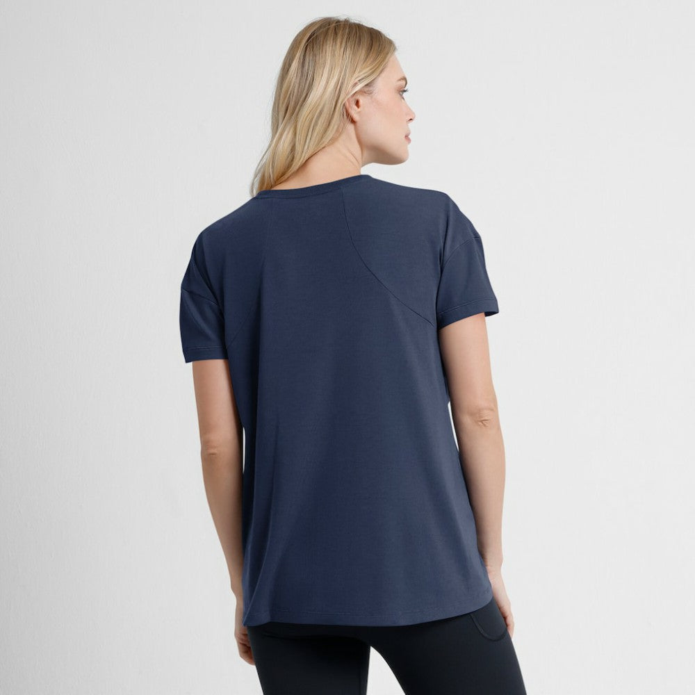 Houston Astros Nike Women's 2025 City Connect Flowy Fashion Tri-Blend Dri-FIT T-Shirt - Navy - Nike Sale