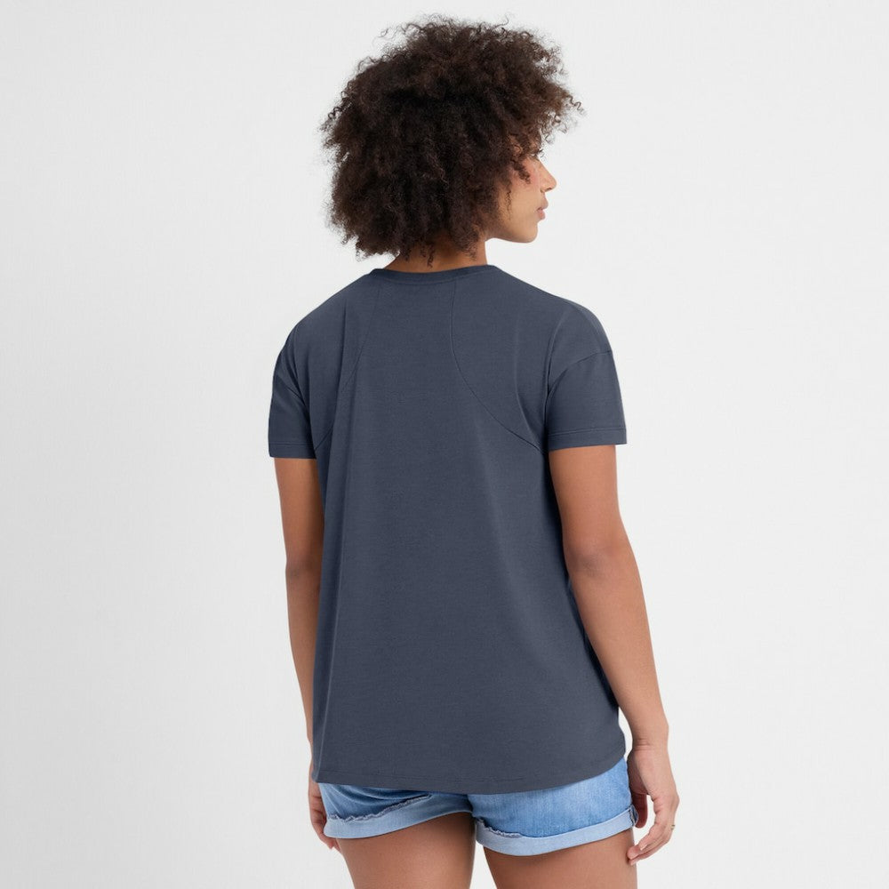 Los Angeles Dodgers Nike Women's 2025 City Connect Flowy Fashion Tri-Blend Dri-FIT T-Shirt - Charcoal - Nike Online