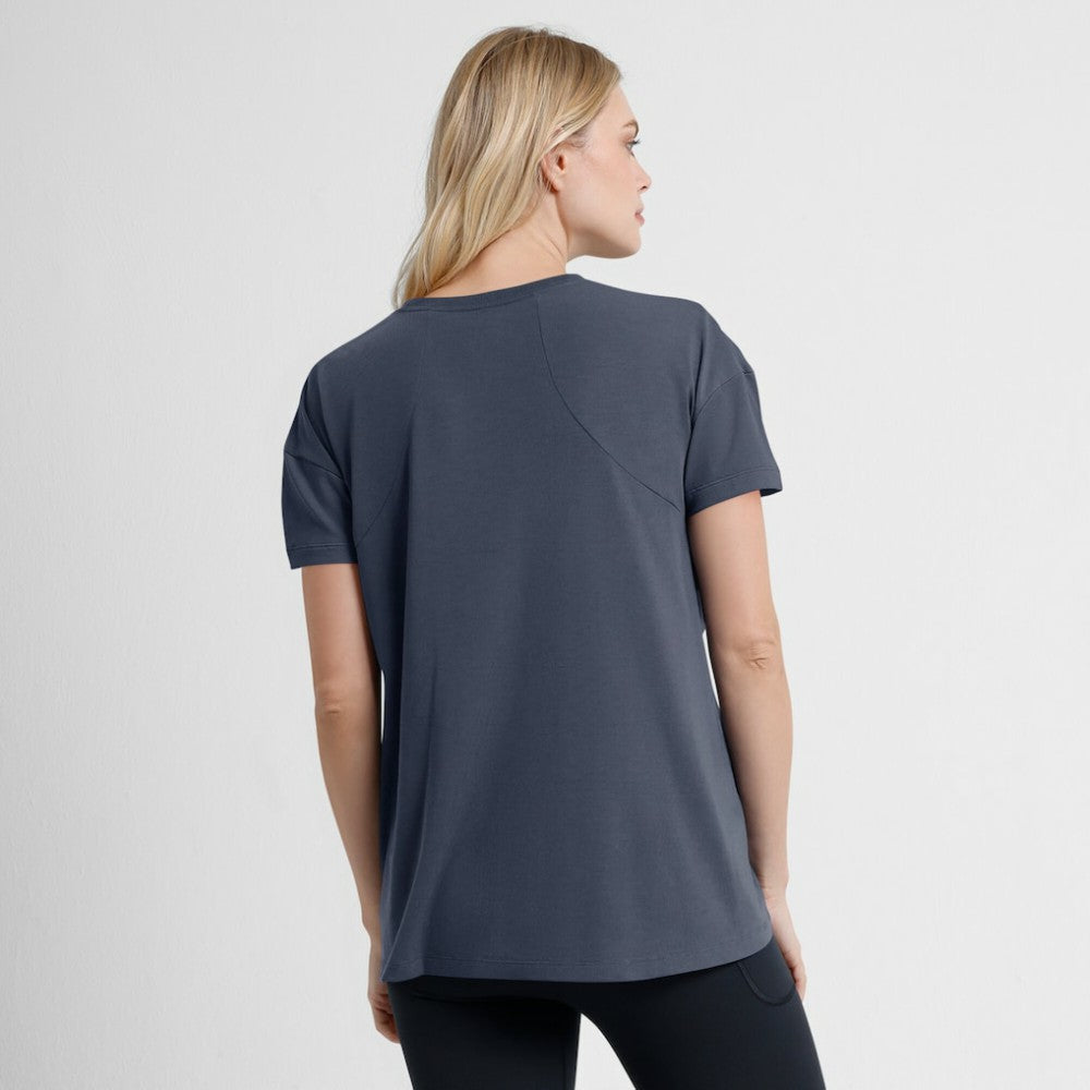 Los Angeles Dodgers Nike Women's 2025 City Connect Flowy Fashion Tri-Blend Dri-FIT T-Shirt - Charcoal - Nike Online