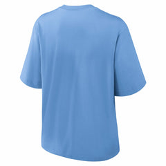 Milwaukee Brewers Nike Women's City Connect Logo Boxy T-Shirt - Light Blue - Nike Online