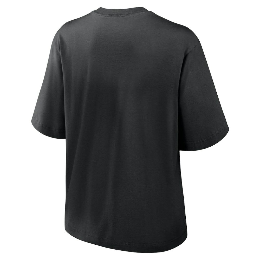 Chicago White Sox Nike Women's 2025 City Connect Logo Boxy T-Shirt - Black - Nike on Sale