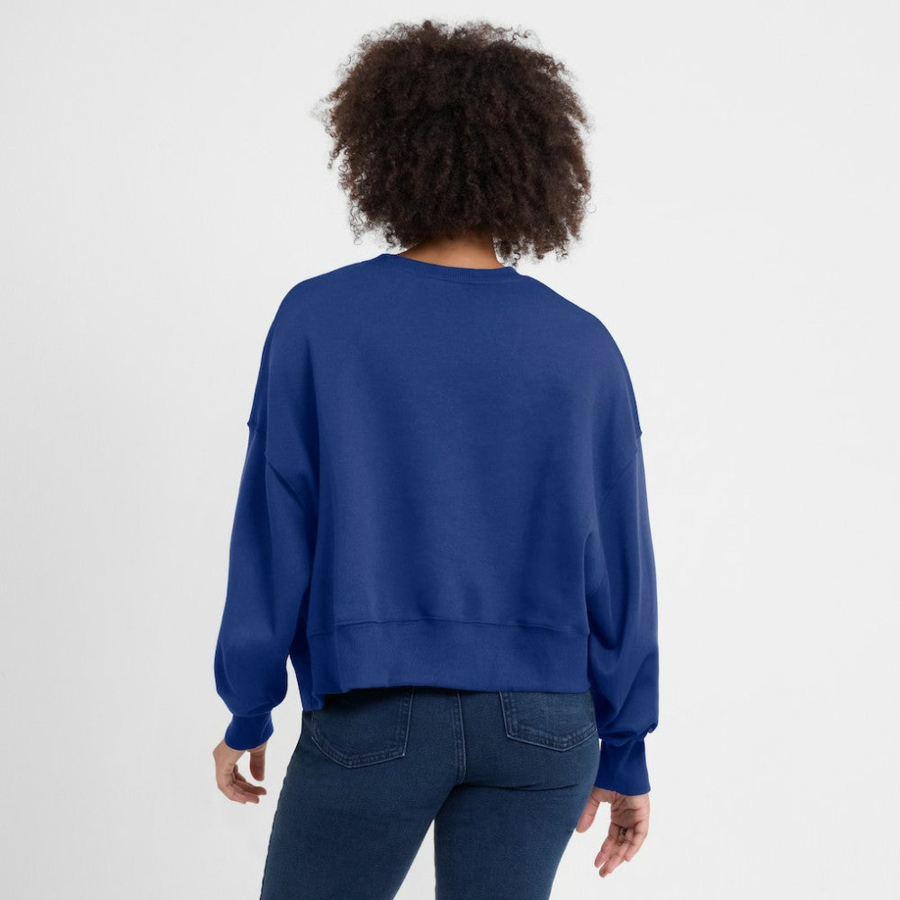 Philadelphia Phillies Nike Women's Oversized High Hip Pullover Sweatshirt - Royal - Nike Online
