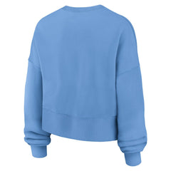 St. Louis Cardinals Nike Women's Oversized High Hip Pullover Sweatshirt - Light Blue - Nike on Sale