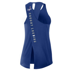 Los Angeles Dodgers Nike Open-Back Crisscross Dri-FIT Tank Top - Royal - Nike Sale
