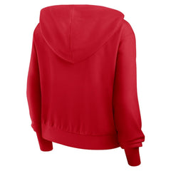 Philadelphia Phillies Nike Women's Cropped Chill Full-Zip Hoodie - Red - Nike Discount