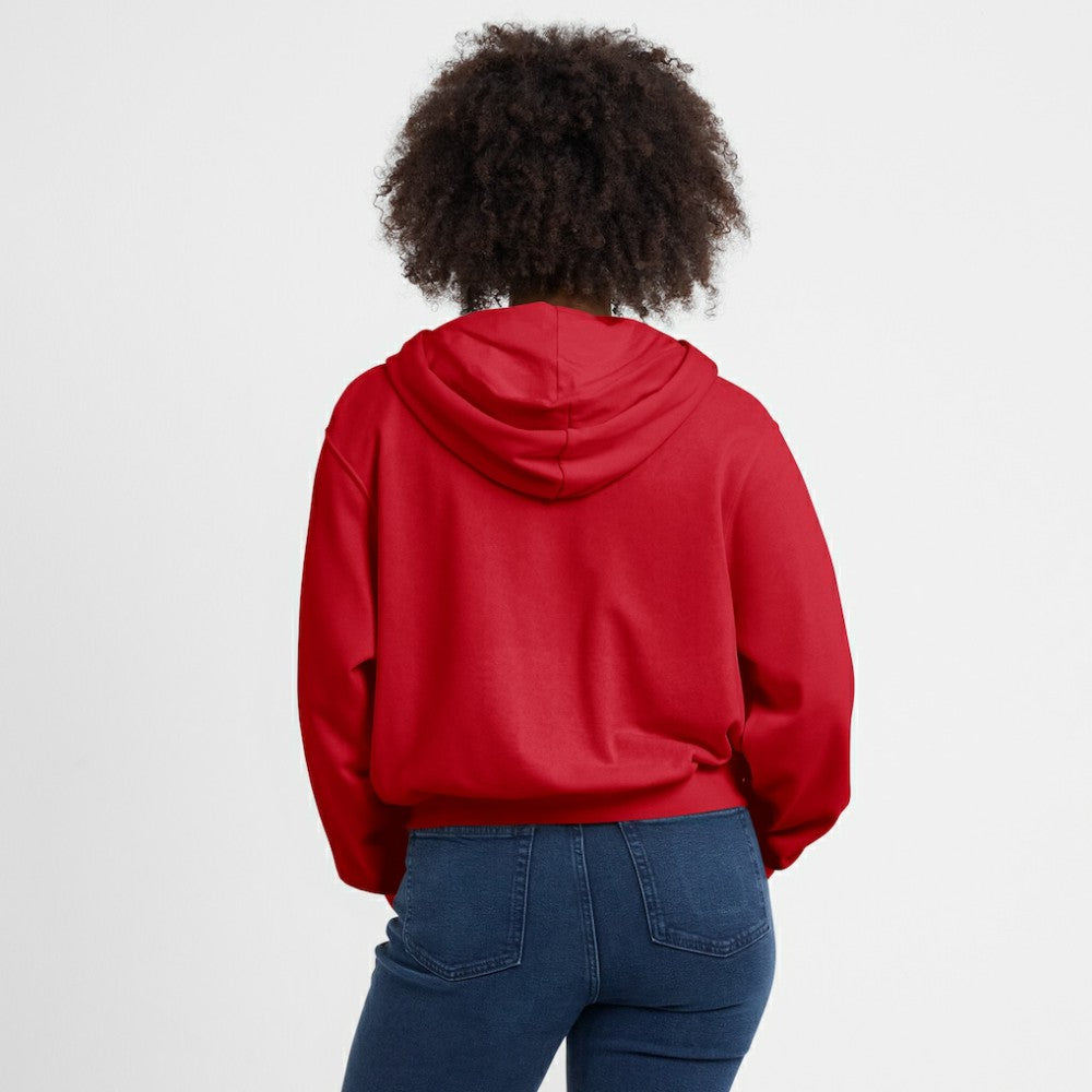 Philadelphia Phillies Nike Women's Cropped Chill Full-Zip Hoodie - Red - Nike Discount
