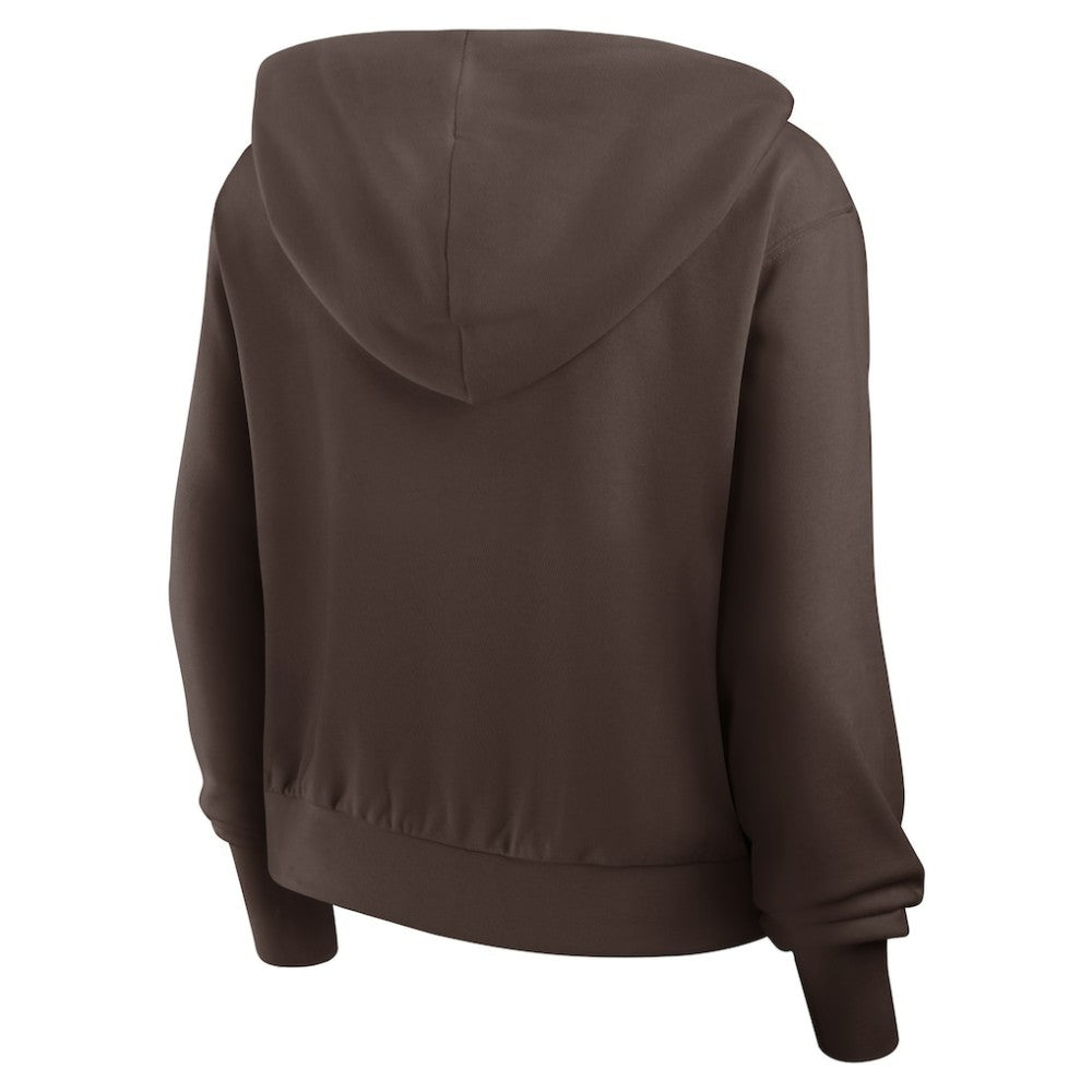 San Diego Padres Nike Women's Cropped Chill Full-Zip Hoodie - Brown - Nike Discount