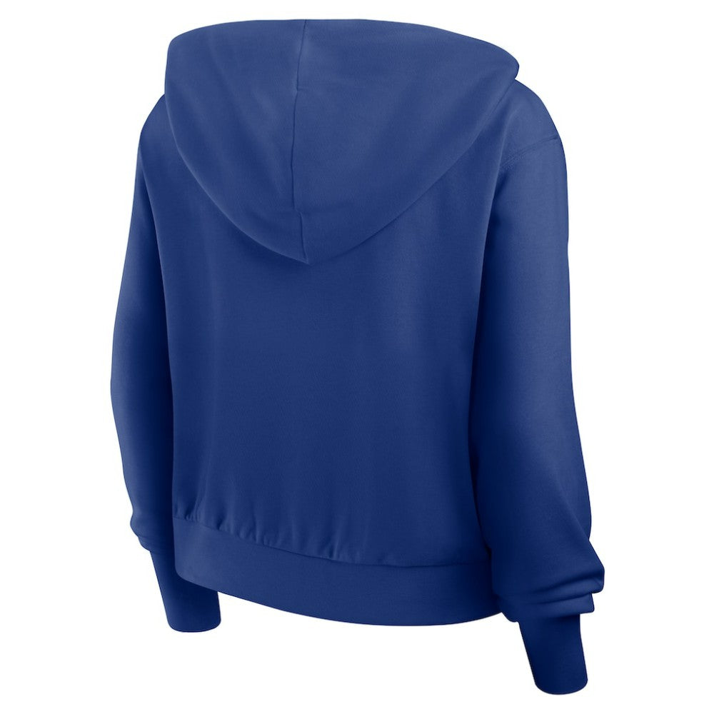 Chicago Cubs Nike Women's Cropped Chill Full-Zip Hoodie - Royal - Nike Lifestyle