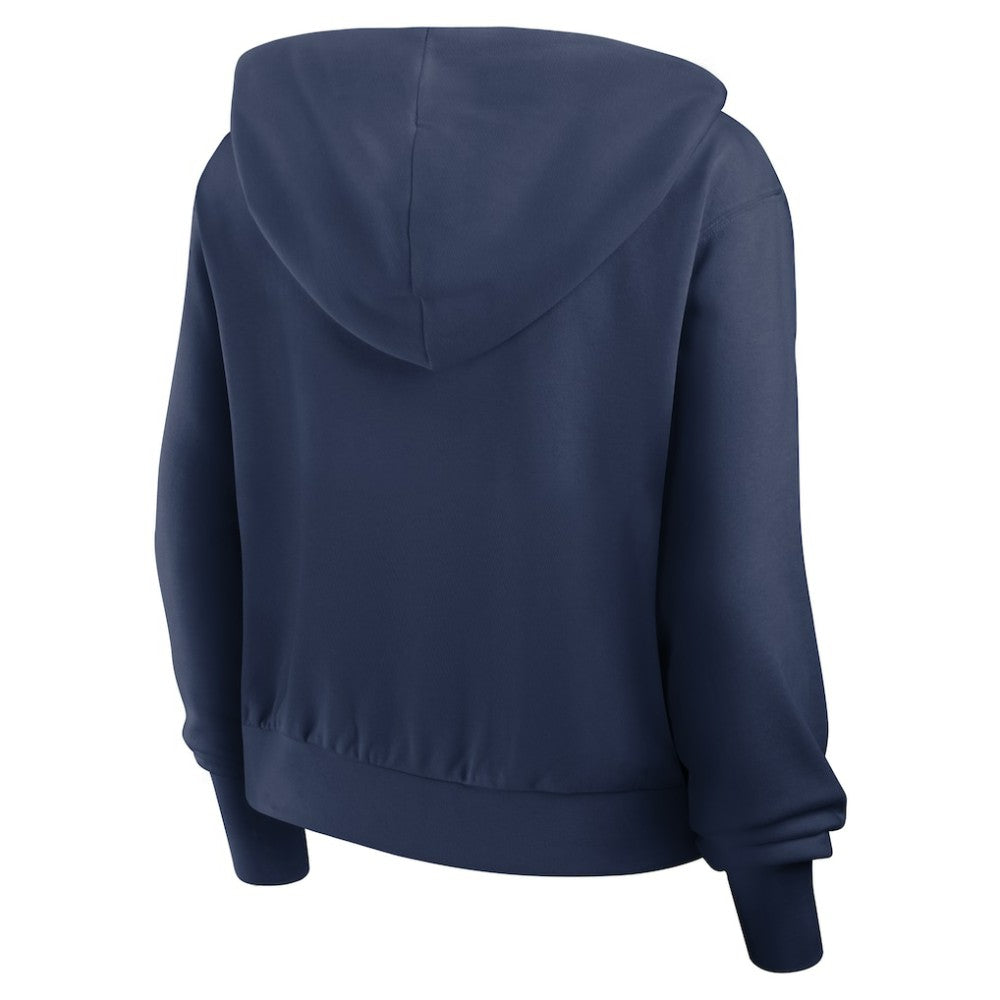 Boston Red Sox Nike Women's Cropped Chill Full-Zip Hoodie - Navy - Nike Sale