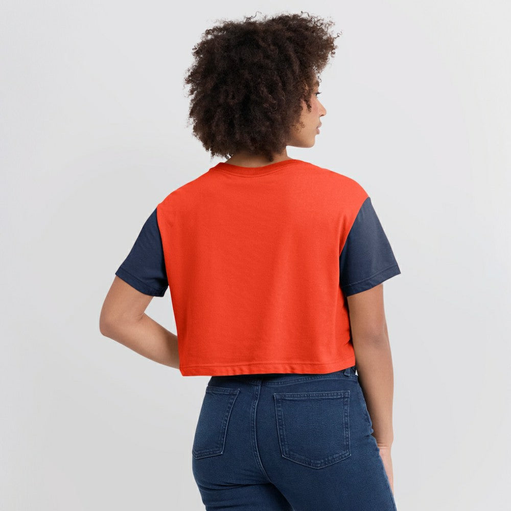 Houston Astros Nike Women's Script Dri-FIT Cropped T-Shirt - Orange/Navy - Nike Online