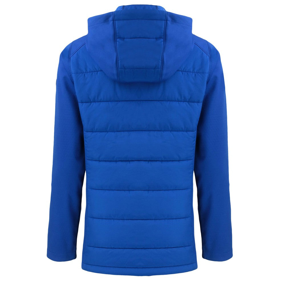 Kansas City Royals Cutter & Buck Women's  Evoke Hybrid Eco Softshell Recycled Full-Zip Hoodie Jacket - Royal - MLB Discount