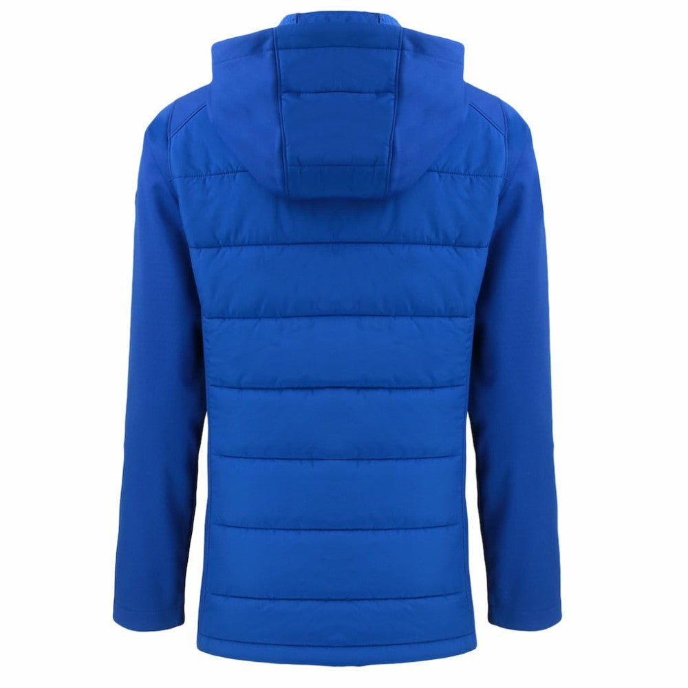 Los Angeles Dodgers Cutter & Buck Women's  Evoke Hybrid Eco Softshell Recycled Full-Zip Hoodie Jacket - Royal - MLB Lifestyle